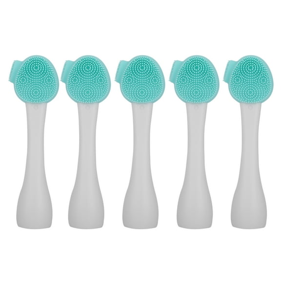 Cepillo de limpieza facial NikouMX 5 piezas de silicona para limpieza facial