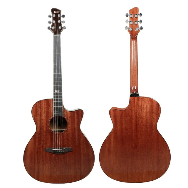 41-inch Acoustic Guitar For Beginner Folk Guitar With Wrench Wipe Cloth Musical Instrument Accessories
