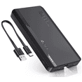 thumbnail image 1 of Power Bank Bateria Portatil BLOOSOM 10000mAh 2.1A negro Con 2 Puertos USB, 1 of 4