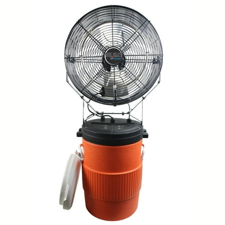 

Premium Misting Fan w/ Standalone Tank Swamp Cooler for Commercial Residential Athletic (10 Gallon Mid Pressure)