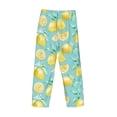 thumbnail image 5 of Balery Yellow Lemon print Men's Pajama Pants,Ultra Lightweight Pjs,Lounge Pant-Large, 5 of 9