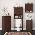 thumbnail image 6 of RiverRidge Hayward 2-Door Bathroom Medicine Cabinet Wall Shelf Storage - Dark Woodgrain, 6 of 12