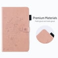 thumbnail image 5 of Galaxy Tab A 10.5" T590/T595/T597 Case, Allytech PU Leather Folio Flower Pattern Slim Fit Magnetic Book Cover Style w/ Cards Holder Kickstand Cases and Covers for Samsung Galaxy Tab A 10.5", Rosegold, 5 of 7