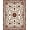 Brown, Pattern 4, variant on ODIKA 8'x10' Machine Washable Non-Slip Area Rug, Machine Care Victorian Acorn Scroll Design Slip Resistant High Traffic Rug, Brown, 615061