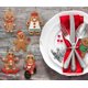 thumbnail image 4 of Adornos de Hombre de Jengibre NQ 12 Piezas para Árbol de Navidad 3 Pulgadas, 4 of 5
