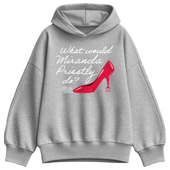 The Devil Wears Prada - What Would Miranda Do - Women's Oversized Fleece Hoodie Sweatshirt