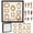 Black, variant on DIY Mini Silhouette Shadow Box Museum Frame Kit with 8 Gold Mini Frames 9.7 x 9.7 Inch and 9 Figurines, Personalized Memory Collage for Pictures Crafts Home Decor(White)