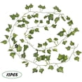 thumbnail image 3 of 78Ft 12pcs Silk Artificial Ivy Vine Hanging Leaves Plant Greenery Decor Party Home Garden Wedding Wall Decor (Scindapsus), 3 of 5