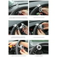 thumbnail image 4 of Perilla giratoria para volante de 360 grados | Empuñadura de aleación y fibra de carbono | Bola de refuerzo fácil de instalar para giros cerrados y estacionamiento | Accesorio universal para coche, 4 of 9