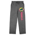 thumbnail image 6 of Godzilla Classic Men's Heather Gray Sleep Pajama Pants-XS, 6 of 7