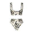 thumbnail image 2 of Honeii Snake Print Women’s Bikini Set,Two Piece Swimsuit Bathing Suits,Stylish High Elasticity Swimwear for Beach and Pool, 2 of 7