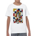 thumbnail image 2 of Officially Licensed Nasa Mondrian NASA Space Shuttle Art Youth's T-shirt, 2 of 3