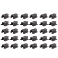 thumbnail image 1 of 30 x Centre Clamp PV Solar Panels, Black, Module Clamp for All Frame Heights, Solar Panels Bracket for Solar Panels Roof, 1 of 9