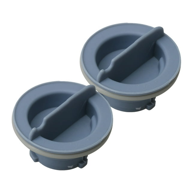 BQLZR Dishwasher Dispenser Cap Replacement Part Plastic Gray 8558307 Pack of 2