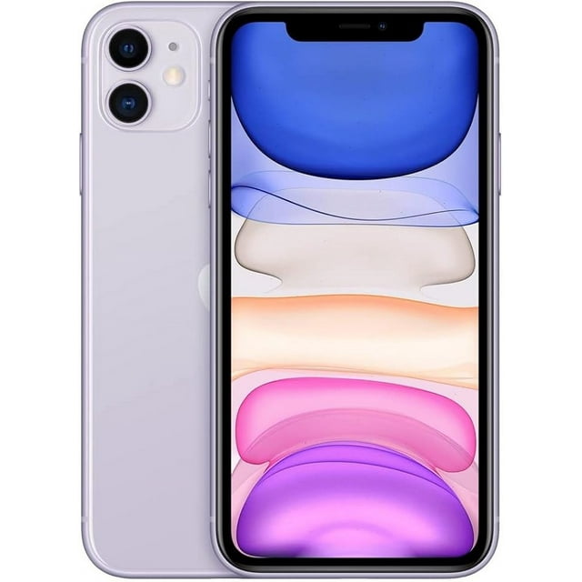 Apple iPhone 11 128GB Unlocked Smartphone (Purple) Certified Refurbished Excellent Condition