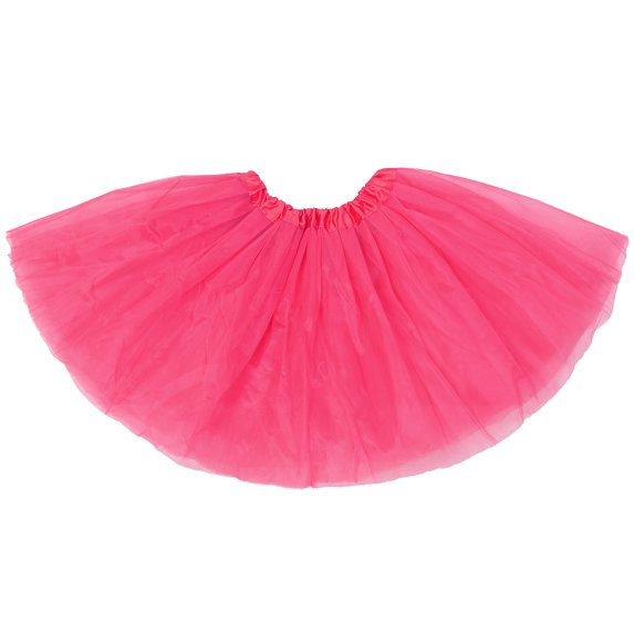 Youth Tulle Tutu 3 Layered Princess Mini Skirt for Ballet, Dress Up Costume Party, Running