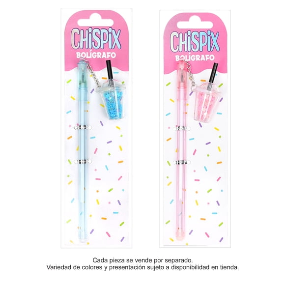 Bolígrafo Prichos Chispix de Plástico y Tinta Varios Modelos 1 Pieza