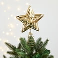 thumbnail image 2 of Chritmas Glitter Star Trees Topper Exquisite Iron Star Metal Ornament Tree Decor for Home Bar Xmas Trees Decor, 2 of 5