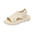 thumbnail image 3 of IEMIEMIEM Womens Orthopedic Walking Sandals with Arch Support 2026 Comfort Slip On Sport Sandals Open Toe Athletic Trendy Sandals for Plantar Fasciitis Summer Beach Vacation Casual Beige 9 Wide, 3 of 6