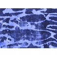 thumbnail image 1 of Ahgly Company Machine Washable Indoor Rectangle Abstract Blue Modern Area Rugs, 6' x 9', 1 of 4
