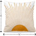 thumbnail image 5 of Boho Pillows，Boho Sun Pillow Cover16x16,Boho Couch Pillows, Boho Sun Decor for Home Bedroom Living Room（Yellow）, 5 of 5