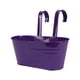 thumbnail image 2 of Outdoor Plants Planter Black Metal Iron Hanging Flower Pots Decks Railings Fence Buckets Modern Boho Style Wall Mount Window Box Plant Holder Hooks Porch, 2 of 9