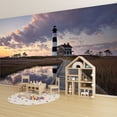 thumbnail image 6 of Wallpaper Bodie Island Lighthouse Cape Hatteras National Seashore Peel and Stick Wall Murals 100"H x 144"W Removable PVC Wall Paper Self-Adhesive Wall Paintings Art Decor for Bedroom Living Room, 6 of 7