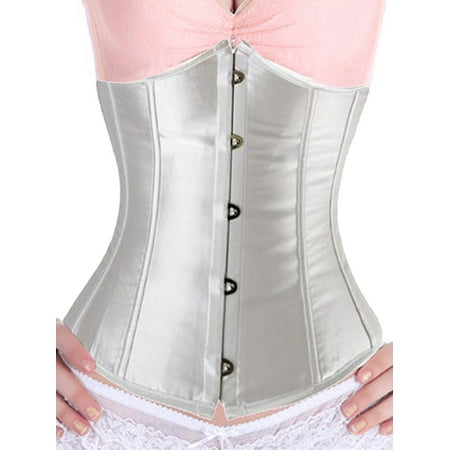 

Women s Corset Steel Boned Waist Trainer Corsets Underbust Body Shaper