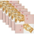 thumbnail image 6 of GZHJMY Cat Plaid Cloth Napkins Set of 4, Reusable Washable Oversized Table Napkins for Family Wedding Dinner Party Home Decor, 20 Inch Decorative Washcloths, 6 of 7