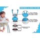 thumbnail image 3 of 5 in 1 Kids Dinnerware Set Cup, Spoon, Fork, 2x Bowls Portable Kids Lunch Box Tableware Set for Toddlers, Kids and Babies(rabbitpink, 3 of 4