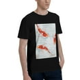 thumbnail image 2 of Bingfone Koi Fish Corals,Spring Summer Men'S Loose Fit Short-Sleeve Pocket T-Shirt, 2 of 7
