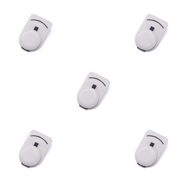 Estuche para gafas de coche Riwesomey Clip para gafas soporte de sujeción accesorios interiores color Gris