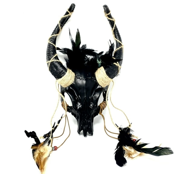 Ram Goat Masquerade Demon Devil Horn Mask Costume Halloween Party Masks