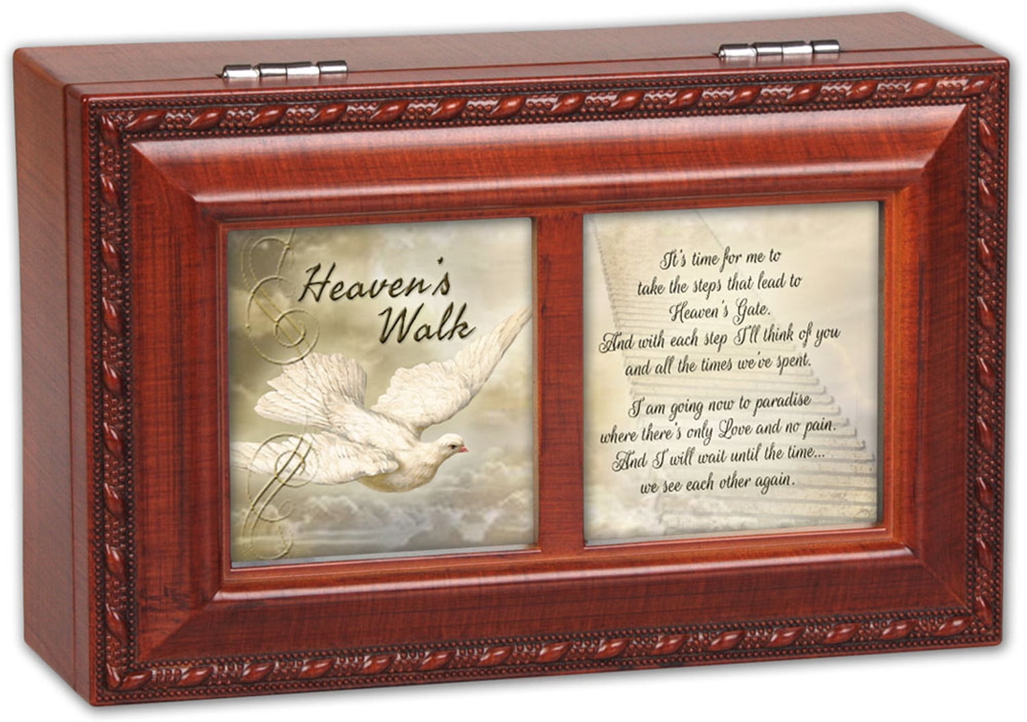 Cottage Garden Heavens Walk Bereavement Rich Woodgrain Finish Petite Jewelry Music Box Plays How Great Thou Art Walmart Com Walmart Com Cottage Garden Heavens Walk Bereavement Rich Woodgrain Finish Petite Jewelry Music Box Plays How Great Thou Art Walmart Com Walmart Com