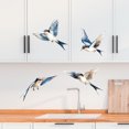 thumbnail image 2 of Adhesivos de pared de PVC con forma de golondrina, acuarela, 30 x 59 cm, 2 of 3