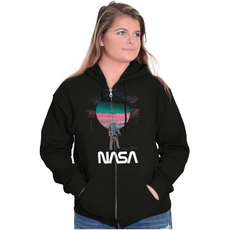 NASA Space Force Planet Mars Mission Zip Up Hoodie Men's Women's