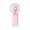 Pink, variant on Portable Handheld Fan, Mini Personal Fan, USB Rechargeable Small Fan with 3 Speed Settings, Adjustable Eyelash Fan for Indoor Outdoor Travel, Compact Lightweight, Stylish Design