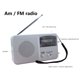 thumbnail image 5 of Radio De Emergencia Radio de emergencia con luz LED Radio de banda meteorológica solar con manivela para acampar Sywqhk Para estrenar, 5 of 7