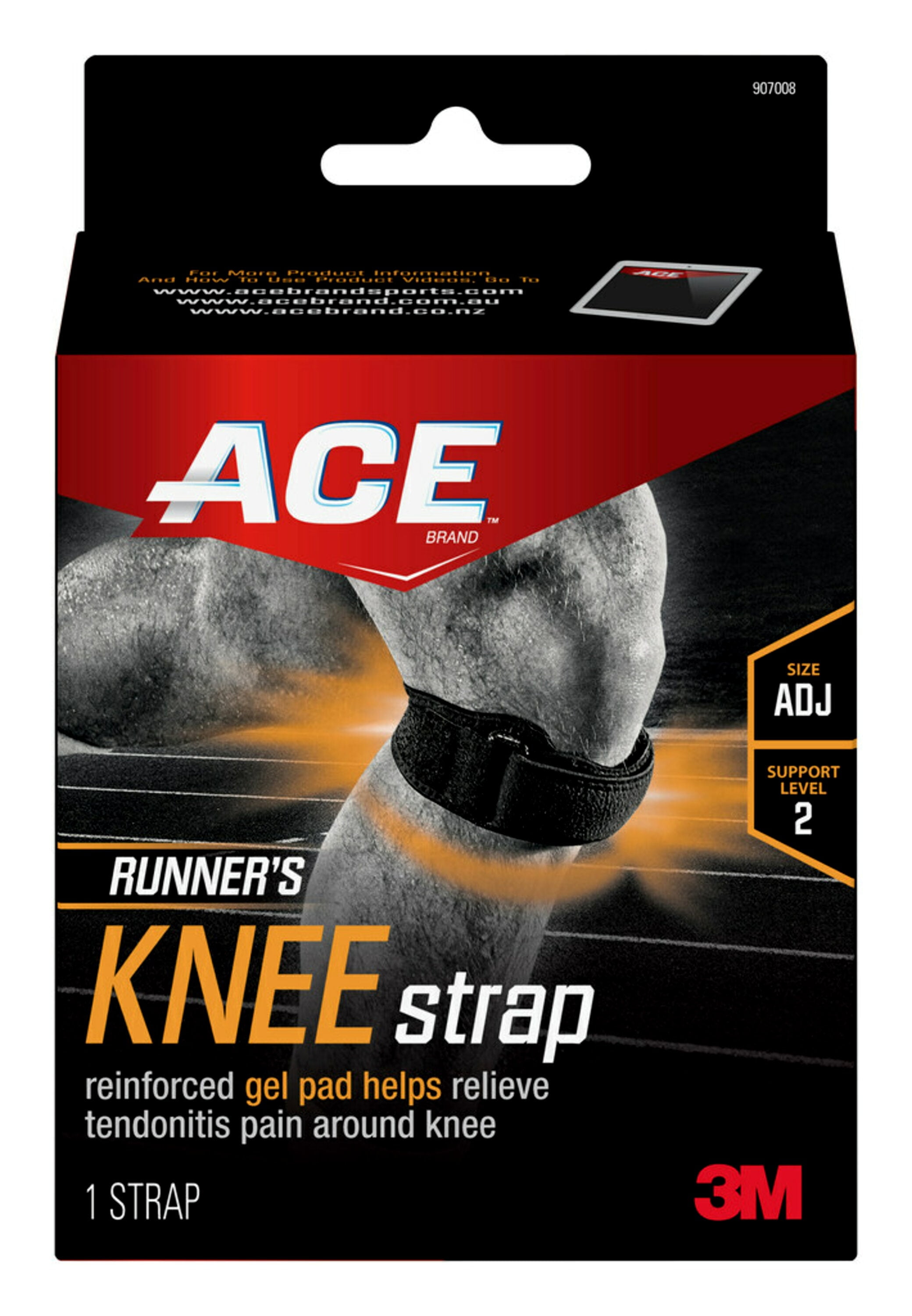 ACE Brand Adjustable Knee Strap, Breathable, Low-Profile Brace