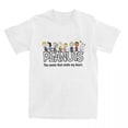 thumbnail image 2 of Camiseta novedosa del grupo Peanuts Comiv Gang para hombre y mujer, de algodón puro, con Snoopy, Charlie Brown y Woodstock, idea de regalo, tops, 2 of 5