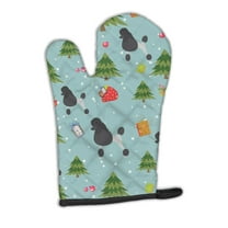 Christmas Poodle Oven Mitt