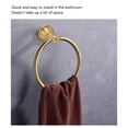 thumbnail image 6 of Suodoka Heavy Duty Antique Brass Wall‑Mounted Towel Ring – Durable, Corrosion‑Resistant, Child‑Safe, Space‑Saving Bathroom Towel Holder, 6 of 6
