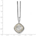 thumbnail image 2 of Shey Couture  Sterling Silver with 14K Accent 18 Inch Antiqued Diamond Necklace, 2 of 2