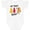 AA-White, variant on Hey There Buddy with Ketchup Mustard and Hot Dog Boys or Girls Baby Bodysuit