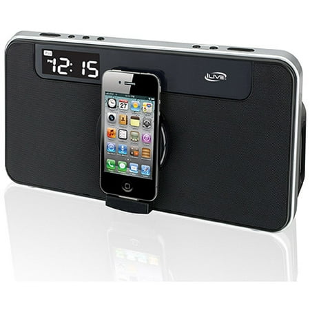 Ilive Isp591B Black iPod Dock Home Music System LCD Display
