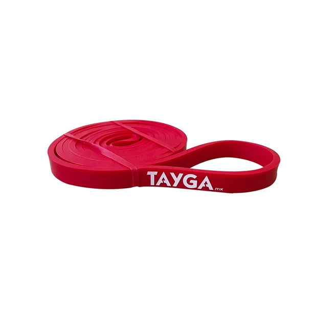 Banda de Resistencia Larga Tayga Roja