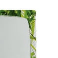 thumbnail image 2 of Ambesonne Asian Themed Fitted Sheet, Leaves Greenery Print, Queen Size, White and Green, 2 of 2
