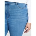 thumbnail image 3 of Terra & Sky Women's Plus Pull On Skinny Jegging Pants with Control Panel, Sizes 0X-5X, 3 of 5