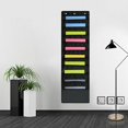 thumbnail image 4 of Wall File Organizer, 10 Pockets, Black, Wall Magazine Holder for Office, Home and Study, 4 of 5