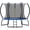 Blue, variant on Jocisland 8ft Trampoline with Pop-up Quick Connector, Trampoline Outdoor with Enclosure and Ladder, ASTM Approval Trampoline for Kids and Adults
